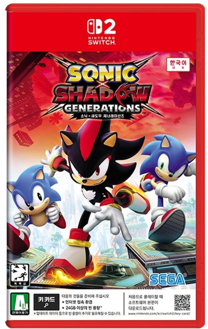 닌텐도 스위치2 소닉 x 섀도우 제너레이션즈