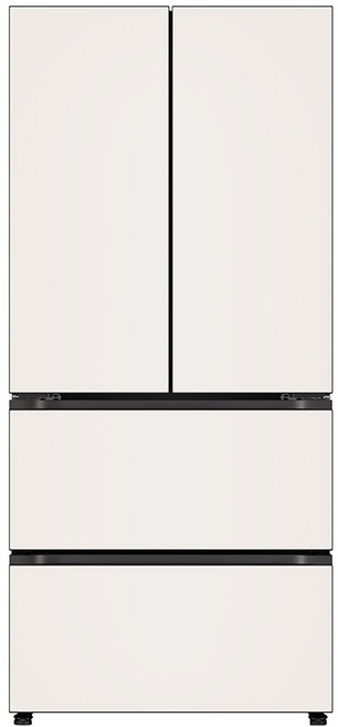 LG전자 디오스 오브제컬렉션 김치톡톡 Fit Max 4도어 480L 스탠드형 김치냉장고 방문설치, 베이지, Z484GBB123S