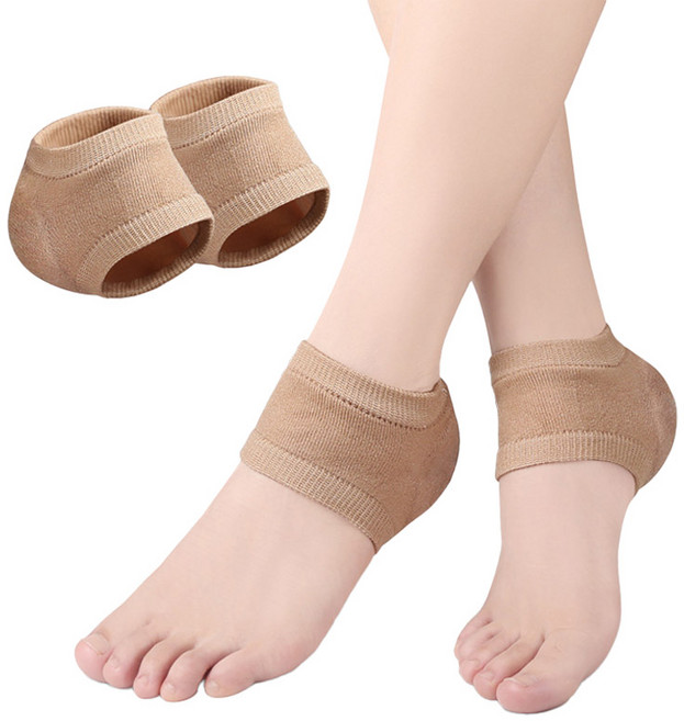 파보라보 실리콘 뒤꿈치 보습 풋패드 베이지, 40g, 2개, 2개입