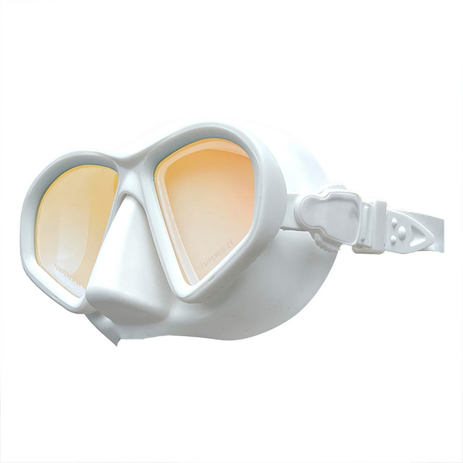 ButterFly Fish 蝴蝶魚 潛水面鏡 附收納盒 MK2301, 白色