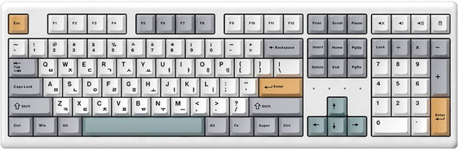 프리플로우 리얼 8K 래피드트리거 마그네틱 게이밍 유선 키보드, 메카닉, Archon M1 PRO MAX, 저소음 퀵실버