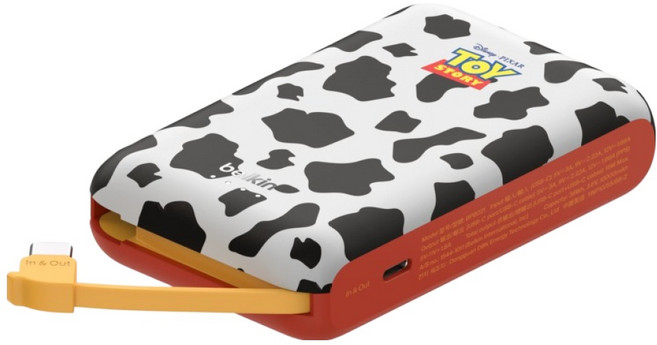 벨킨 케이블 일체형 20W 보조배터리 10000mAh C타입, BPB021qcTS-DY, 디즈니 픽사 토이 스토리