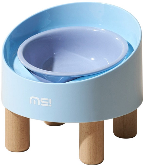 레드퍼피 반려동물 링클프리 펫식기, 1개, 코튼블루