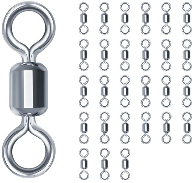 어복 스텐304 대용량 스위벨도래, 1개, 28개입