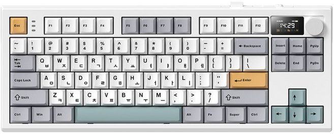 프리플로우 아콘 블루투스 기계식 유무선 텐키리스 키보드, 메카닉, archon AK47, 저소음 눈송이축