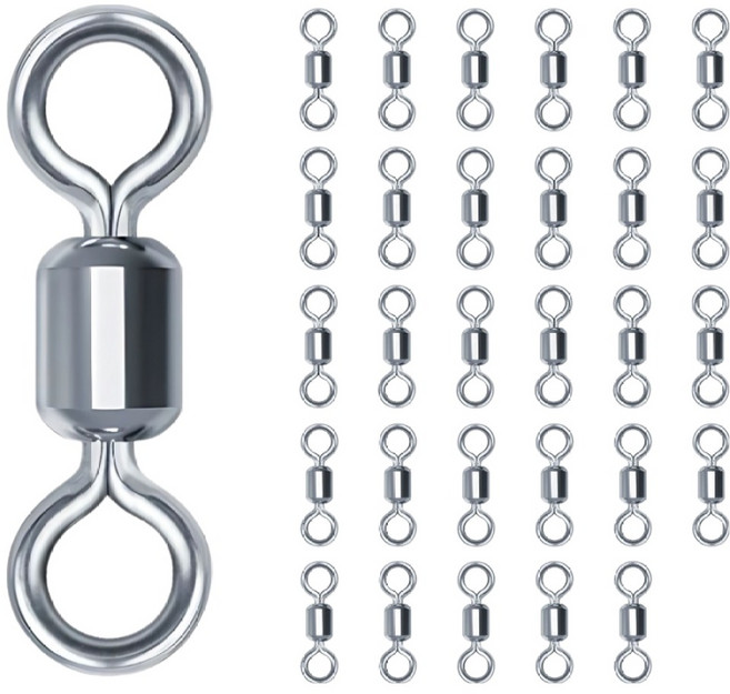 어복 스텐304 대용량 스위벨도래, 1개, 30개입