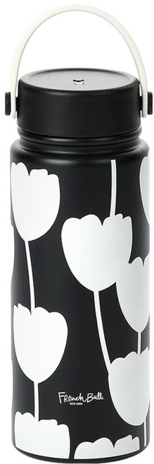 프렌치불 스텐316 보온보냉 휴대 스트랩 핸들 슬링 텀블러, 튤리파노, 1개, 600ml