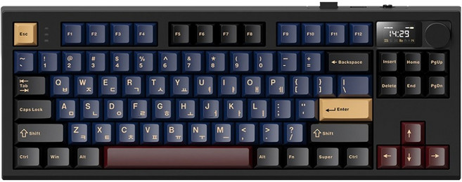 프리플로우 아콘 블루투스 기계식 유무선 텐키리스 키보드, 이클립스, archon AK47, 세이야축