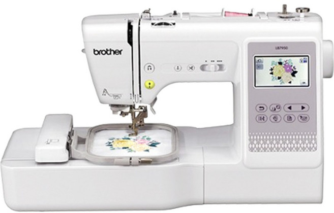 부라더 가정용 콤보자수 아트스피라 미싱, LB7950, 혼합색상