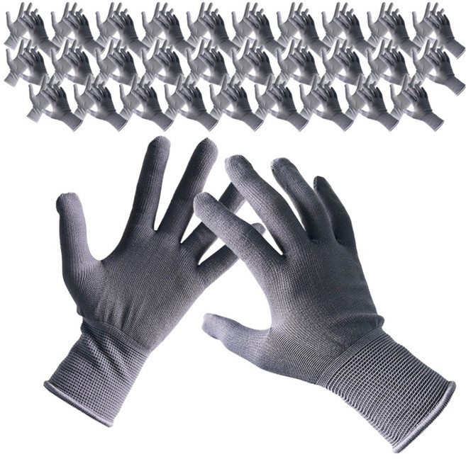 한우 PU 내피 속장갑 좌우세트 L, 회색 그레이, 30세트