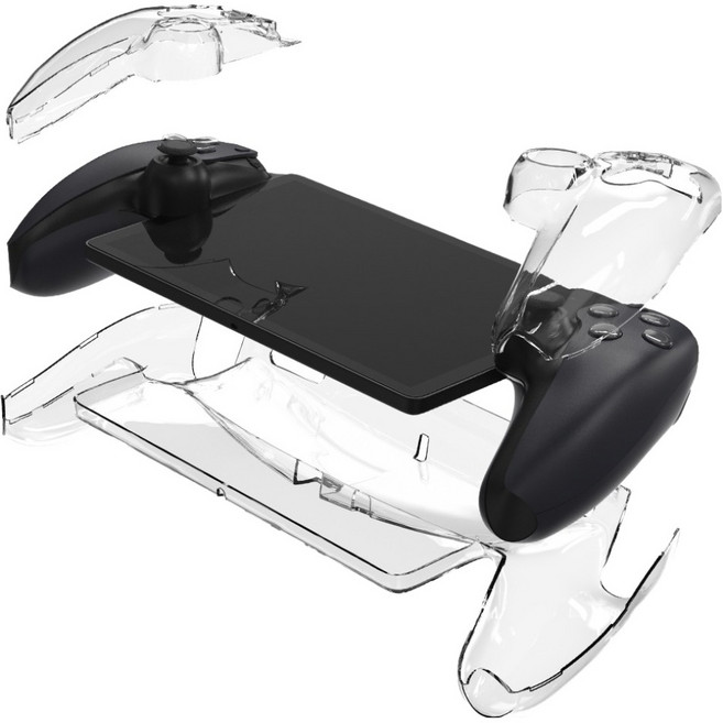 스페이스쉴드 소니 PS Portal 호환 퓨어 그립 클리어 PC 커버 케이스, 투명, 1개
