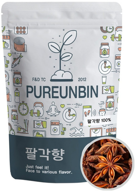 푸른빈 팔각향, 100g, 1개