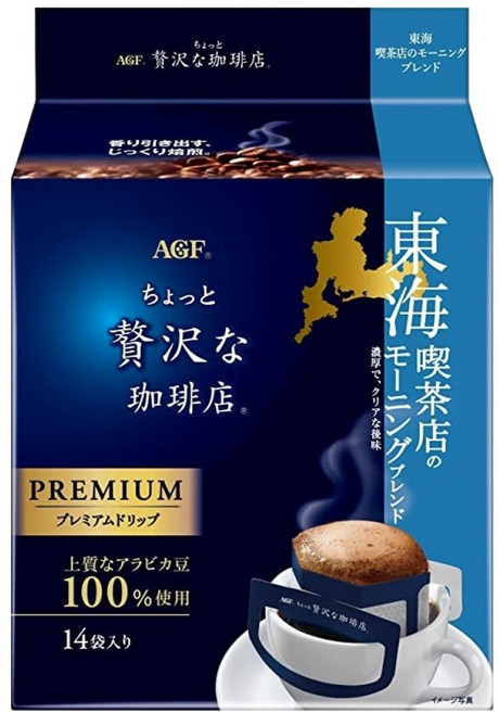 에이지에프맥심 에이지에프 프리미엄 드립 도카이 블렌드 커피, 8g, 1개, 14개입