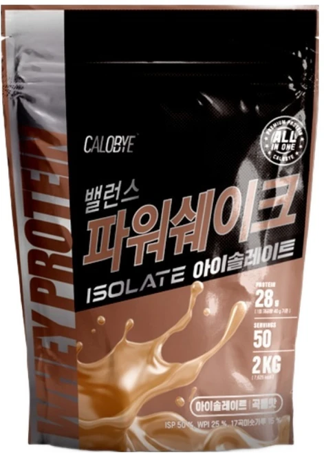 칼로바이 밸런스 파워쉐이크 아이솔레이트 곡물맛, 2kg, 1개 - 쿠팡