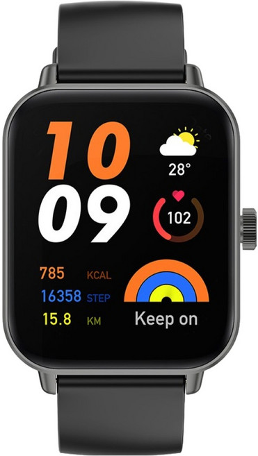 젤리타이거 통화가능 스마트워치 JELLYWATCH10, 블랙, 46mm, GPS + 블루투스