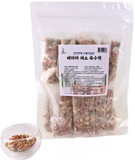 배마마 채소 육수팩, 150g, 1개