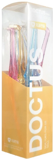 DOCTUS 어금니 슬림 미세모 칫솔 랜덤발송, 1개, 12개입, 3mm - 쿠팡