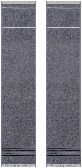 송월타월 카운테스마라 포라인 스포츠20 타월 20 x 100 cm, 그레이, 2개