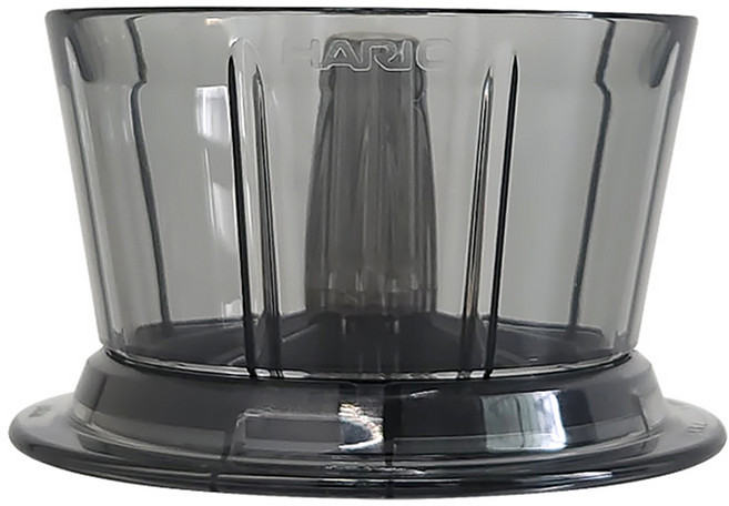 HARIO 好璃奧 FLOW Tritan Dripper 流動樹脂濾杯02, 黑色, 1個