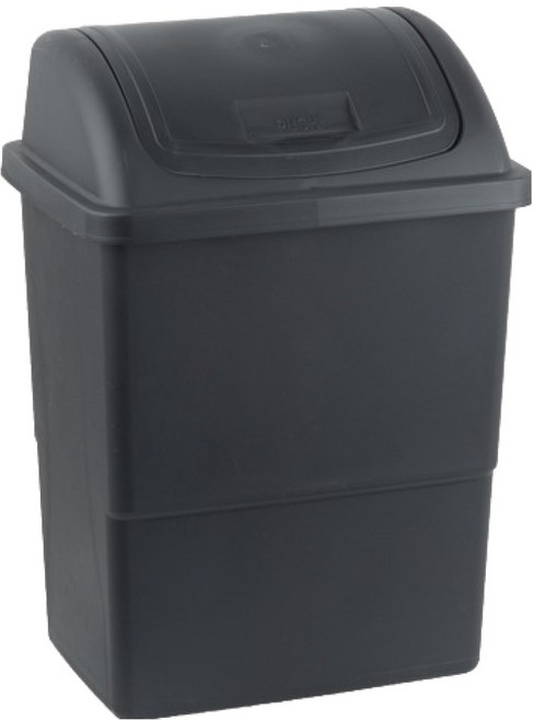 바이굿즈 와이드 종량제 대용량 쓰레기통 75L, 검정