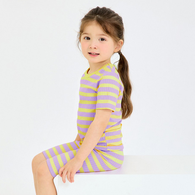 유니프랜드 아동용 젤라ST 배앓이방지 5부 내의 상하의 세트