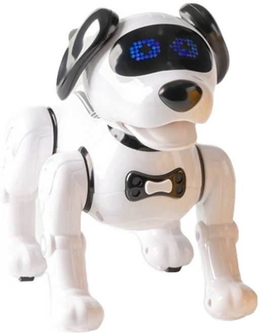 JJRC AI 스마트 인공지능 강아지 쿠기 애완로봇, 미네랄 화이트, 1개