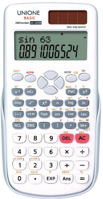 유니원 공학용계산기, UC-400M, 1개