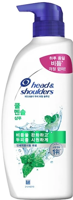 헤드앤숄더 쿨 멘솔 샴푸 프루티향, 520ml, 1개 - 쿠팡