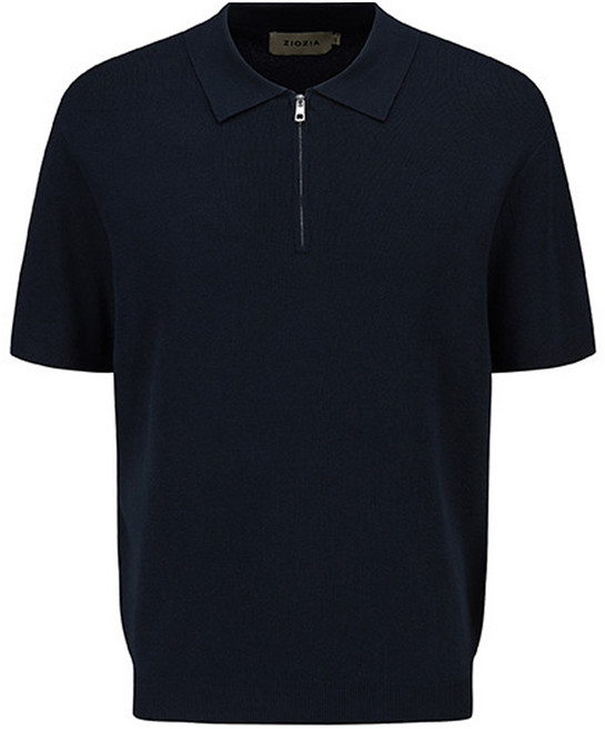 지오지아 남성용 미라쿨 반팔 반집업 카라 니트 AEF2EU1101