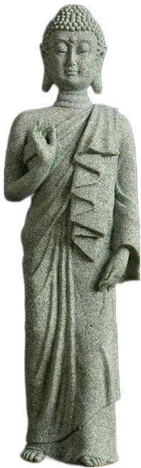 Second Best 藍砂石佛像佛教裝飾品, 1個, type9