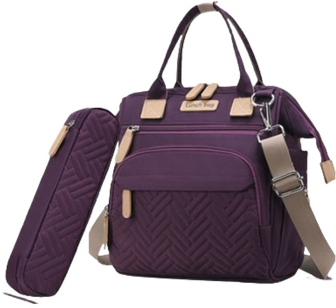 테이아 멀티 피크닉 대용량 보온보냉백, 퍼플, 1개