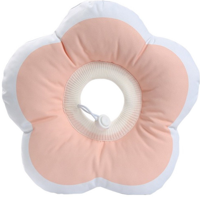 그린허그 반려동물 긁기 핥기방지 넥카라, 분홍, 1개