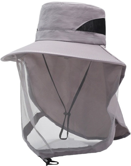 그린허그 양봉 방충 모자 그레이, 1개