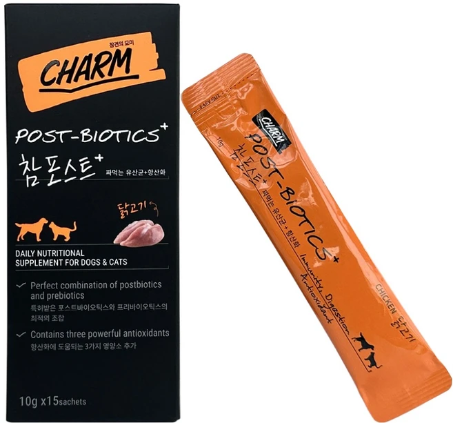 페피테일 반려동물 참 포스트 플러스 영양제 닭고기 15p, 150g, 장건강/유산균, 1개 - 쿠팡