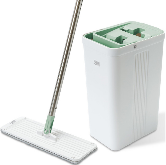 스카치브라이트 핸즈프리맙 막대걸레 키트 세트, 1세트