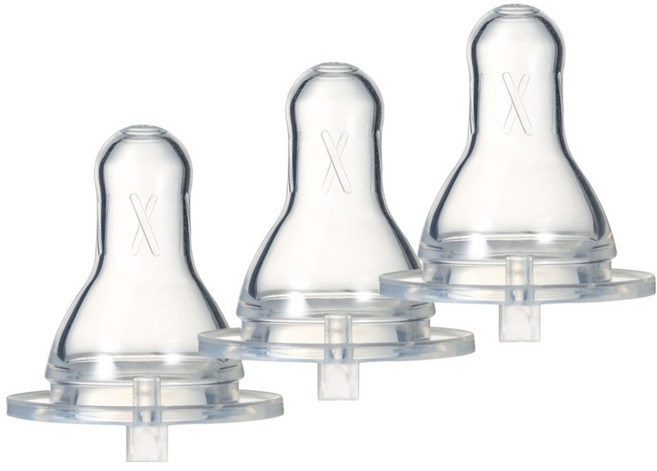 그린맘 아이쏙 슬림형 젖꼭지, S (0개월~), 3개