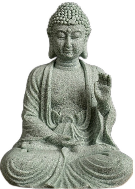 Second Best 藍砂石佛像 佛教裝飾品 L, type2, 1個