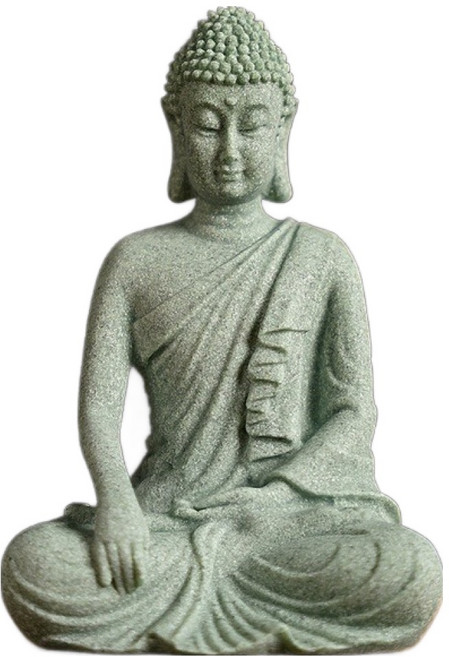 Second Best 藍砂石佛像 佛教裝飾品 L, type4, 1個
