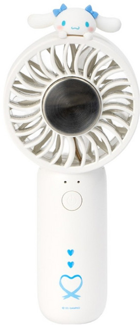 로이체 산리오 캐릭터즈 냉각패드 쿨링 BLDC 미니 휴대용 선풍기, SAN-RHF-C, CINNAMOROLL