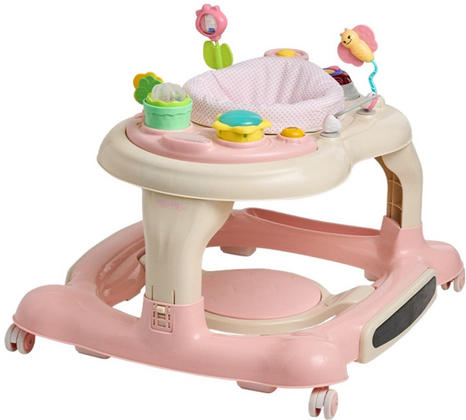 엔픽스 롤링360 이지 보행기, 가든 핑크, 1개