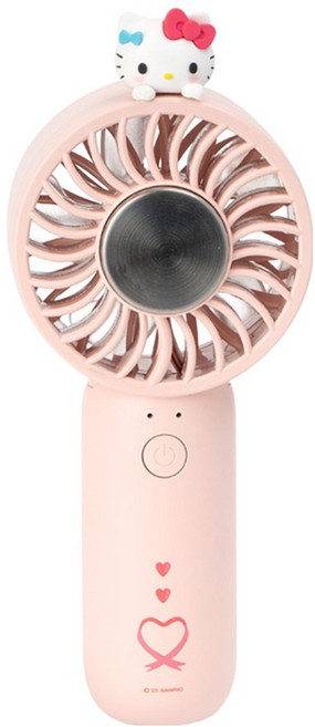 로이체 산리오 캐릭터즈 냉각패드 쿨링 BLDC 미니 휴대용 선풍기, SAN-RHF-C, HELLOKITTY
