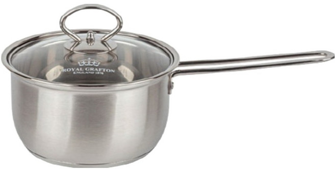 노르딕키친 인덕션 아르센 IH 스텐 편수냄비, 18cm, 실버, 1개