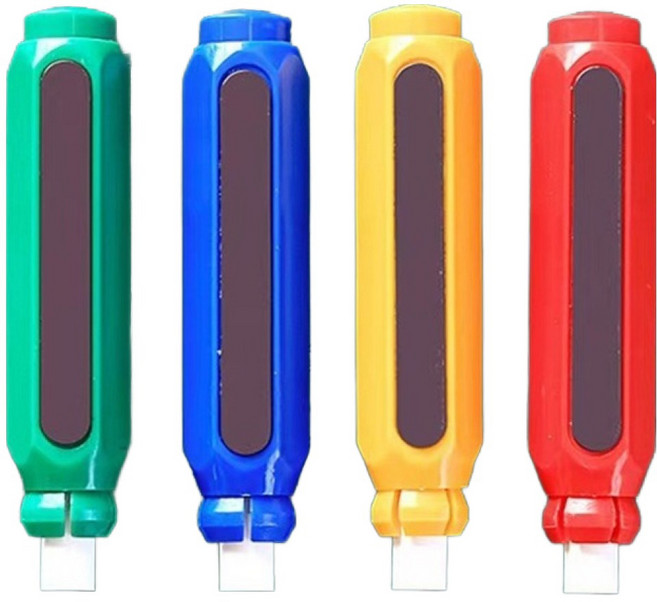 일상속반짝 자석 분필홀더 4종 x 4p 세트, 혼합색상, 1세트