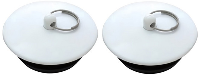 삼정크린마스터 정담 욕조마개, 2개, 화이트