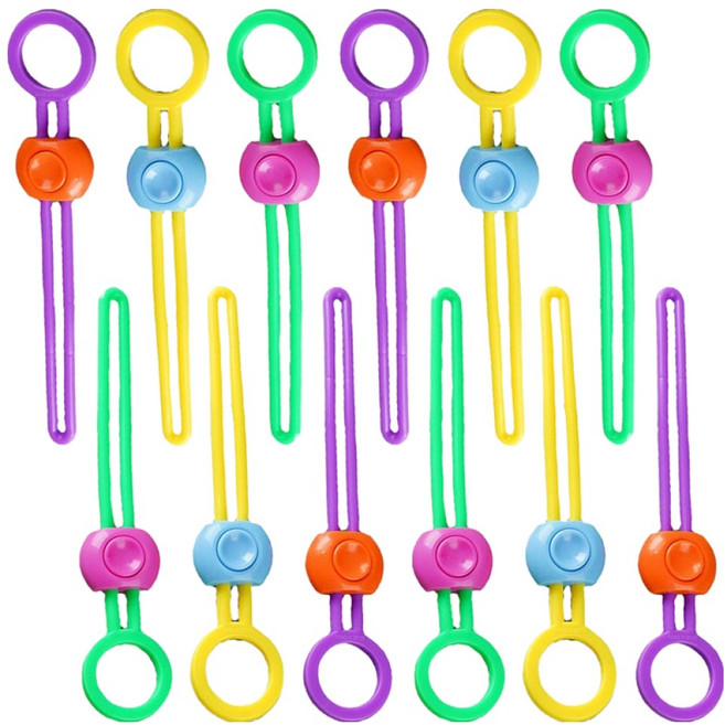 다기능 케이블 정리 로프 주방 밀봉 스트랩, 랜덤발송, 12개