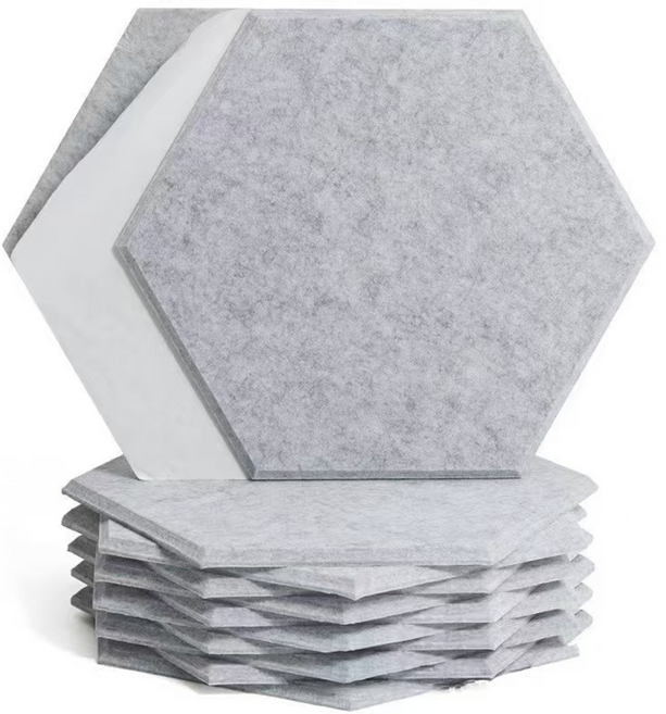 NalliSisters 自黏式DIY隔音吸音板 30cm x 26cm x 9mm, 灰色, 12個