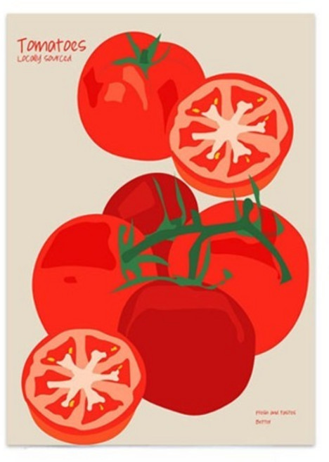 파라다이소 PDS홈데코 빈티지 테이블 감성 컬렉션 인테리어 캔버스 포스터 E형