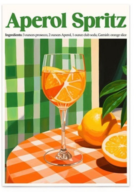 파라다이소 PDS홈데코 빈티지 테이블 감성 컬렉션 인테리어 캔버스 포스터 G형