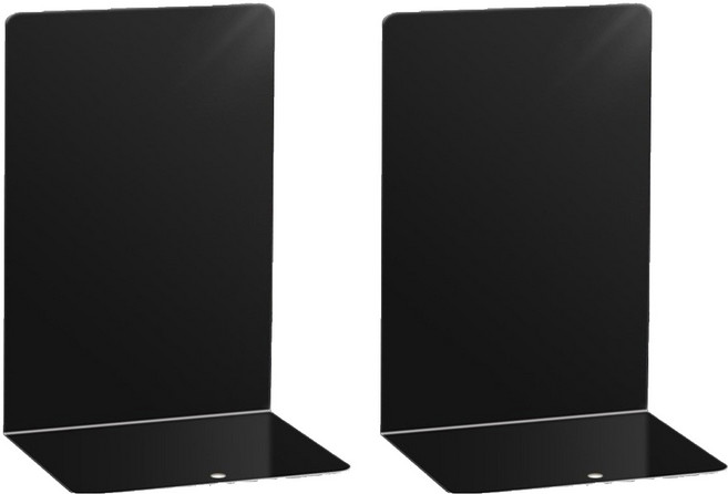 파보라보 컬러 대형 L형 북앤드 2p, 블랙