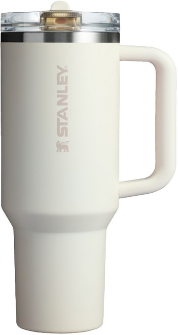 STANLEY 台灣公司貨 防漏吸管隨手杯, 象牙白, 1個, 1180ml